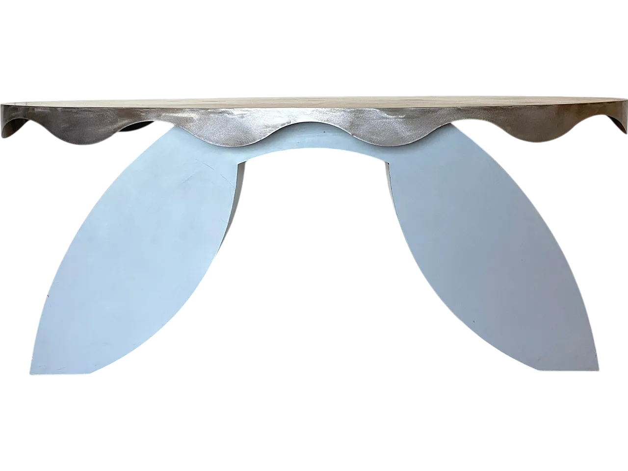 Iron and steel console, 80s 23