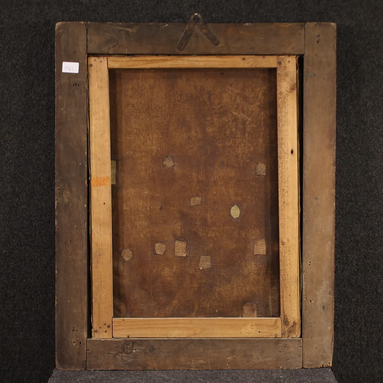 Antico dipinto Madonna col bambino, '600 11