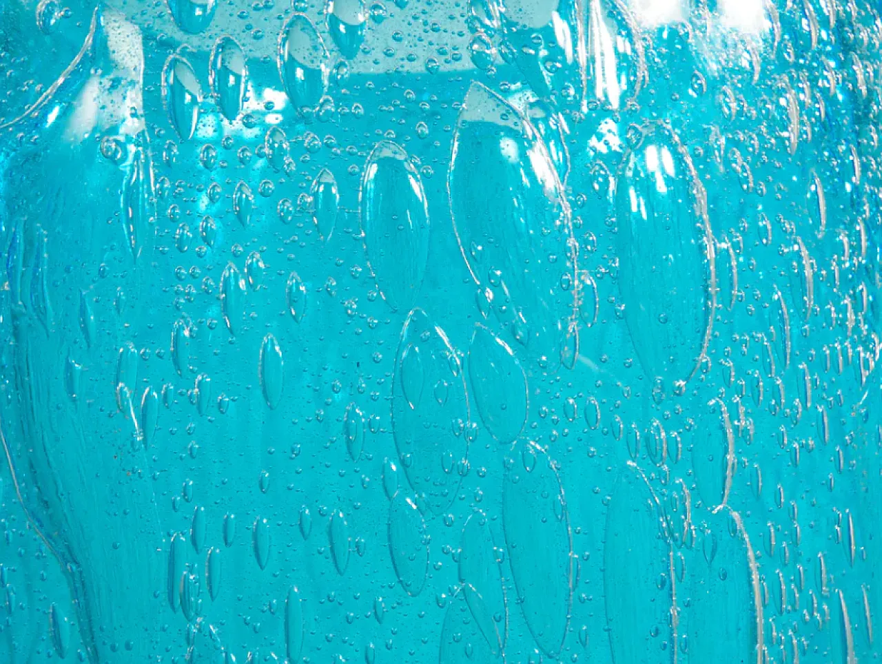 Vaso in vetro soffiato bullicante di Alessandro Barbaro, '900 7