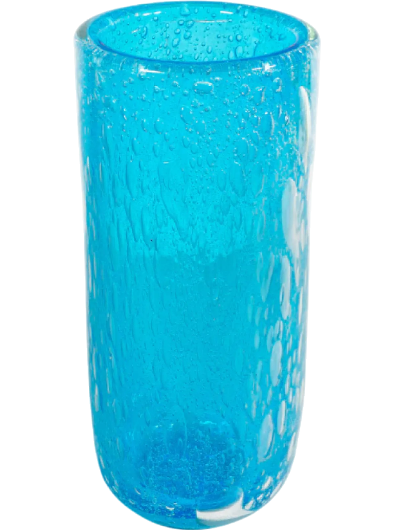 Vaso in vetro soffiato bullicante di Alessandro Barbaro, '900 11