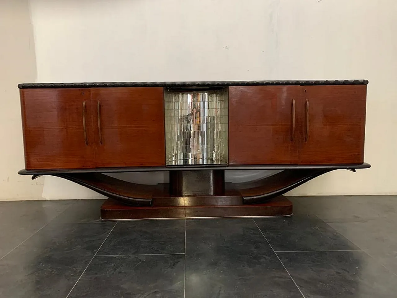 Mahogany sideboard with mirror niche, 1930s 1280947