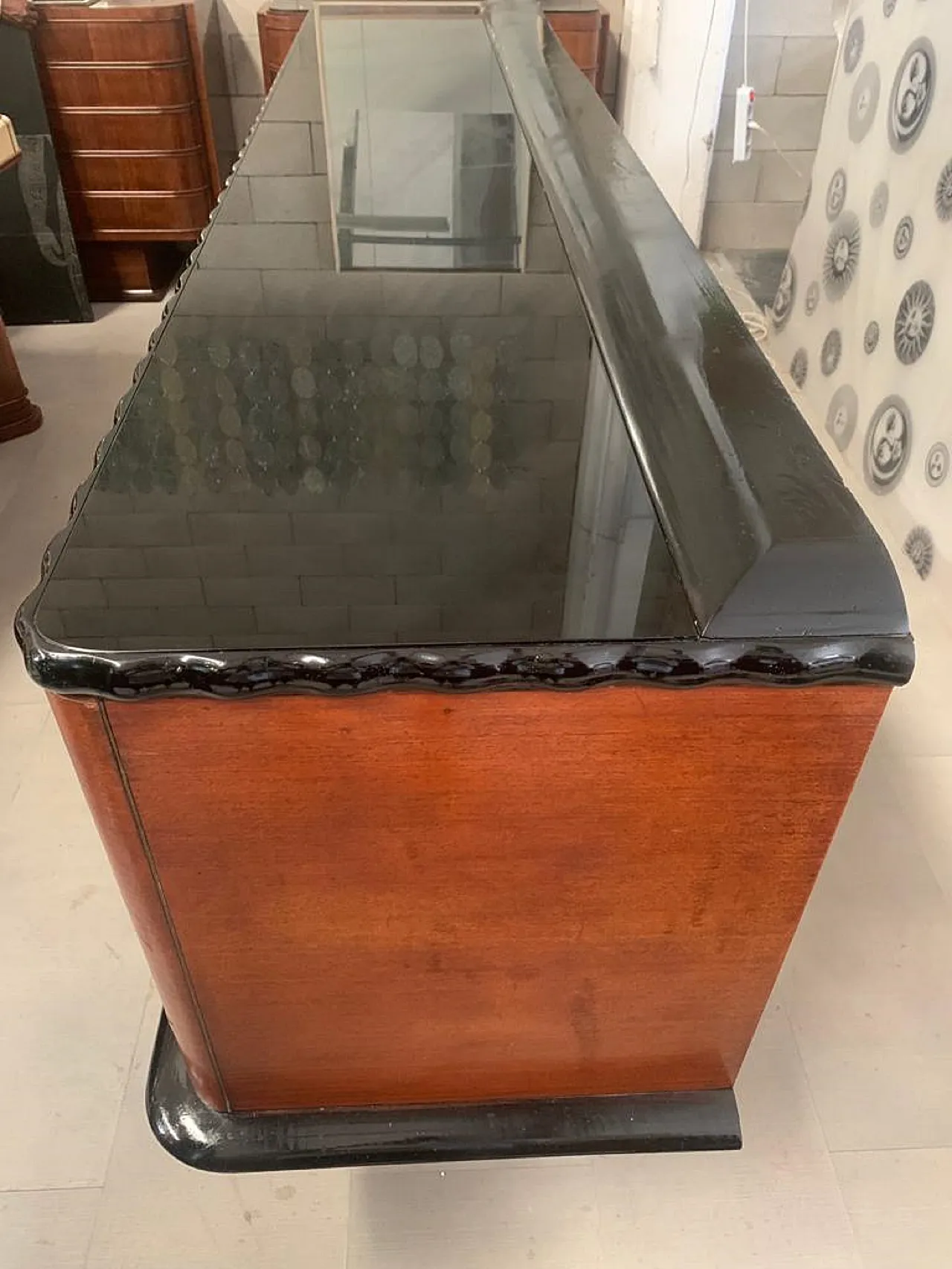 Mahogany sideboard with mirror niche, 1930s 1280953