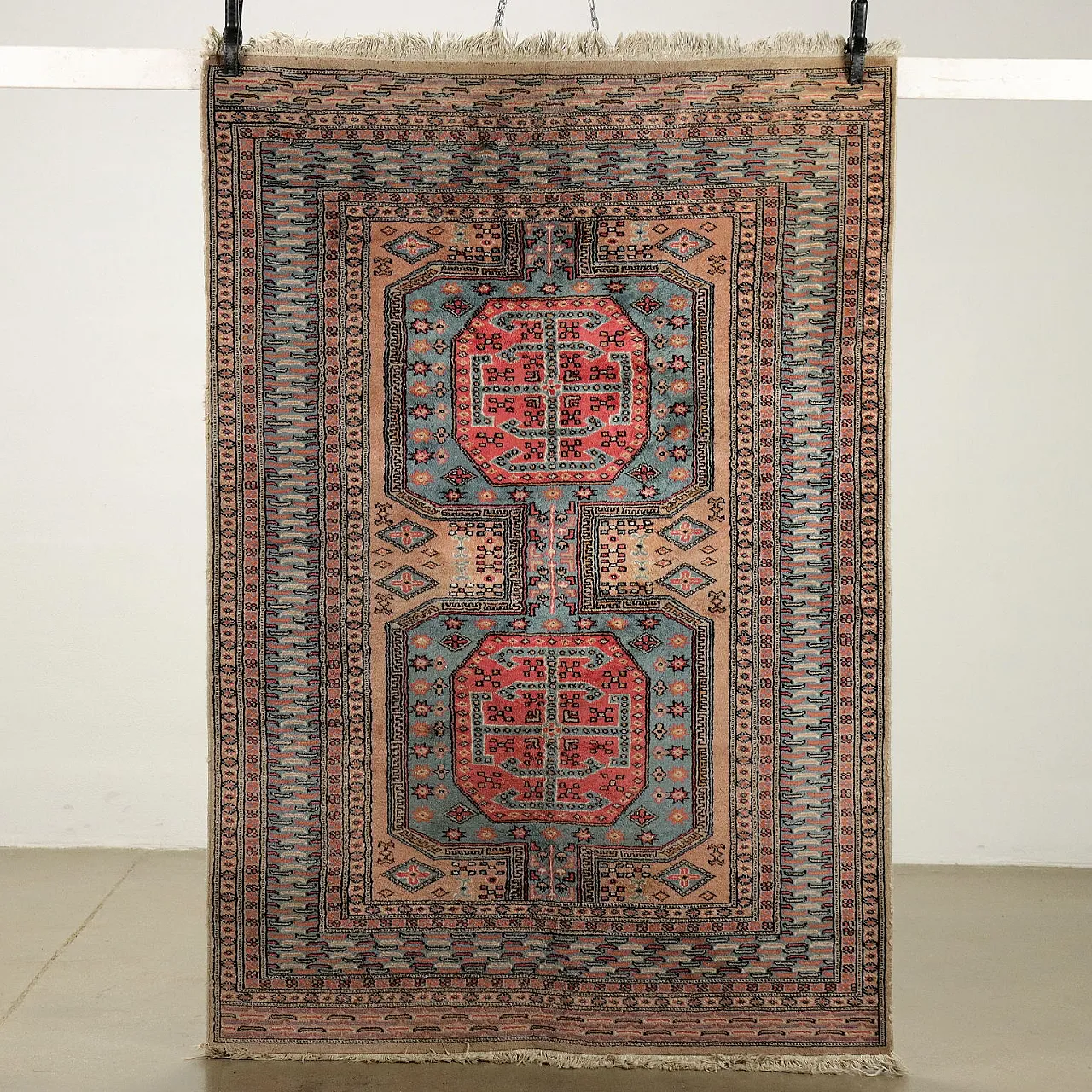 Tappeto pakistano Kasmire in cotone e lana 2