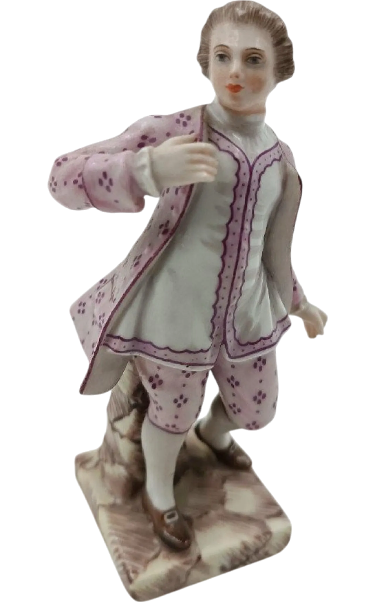 Ginori porcelain statue, Capodimonte Columbine series, 19th century 7