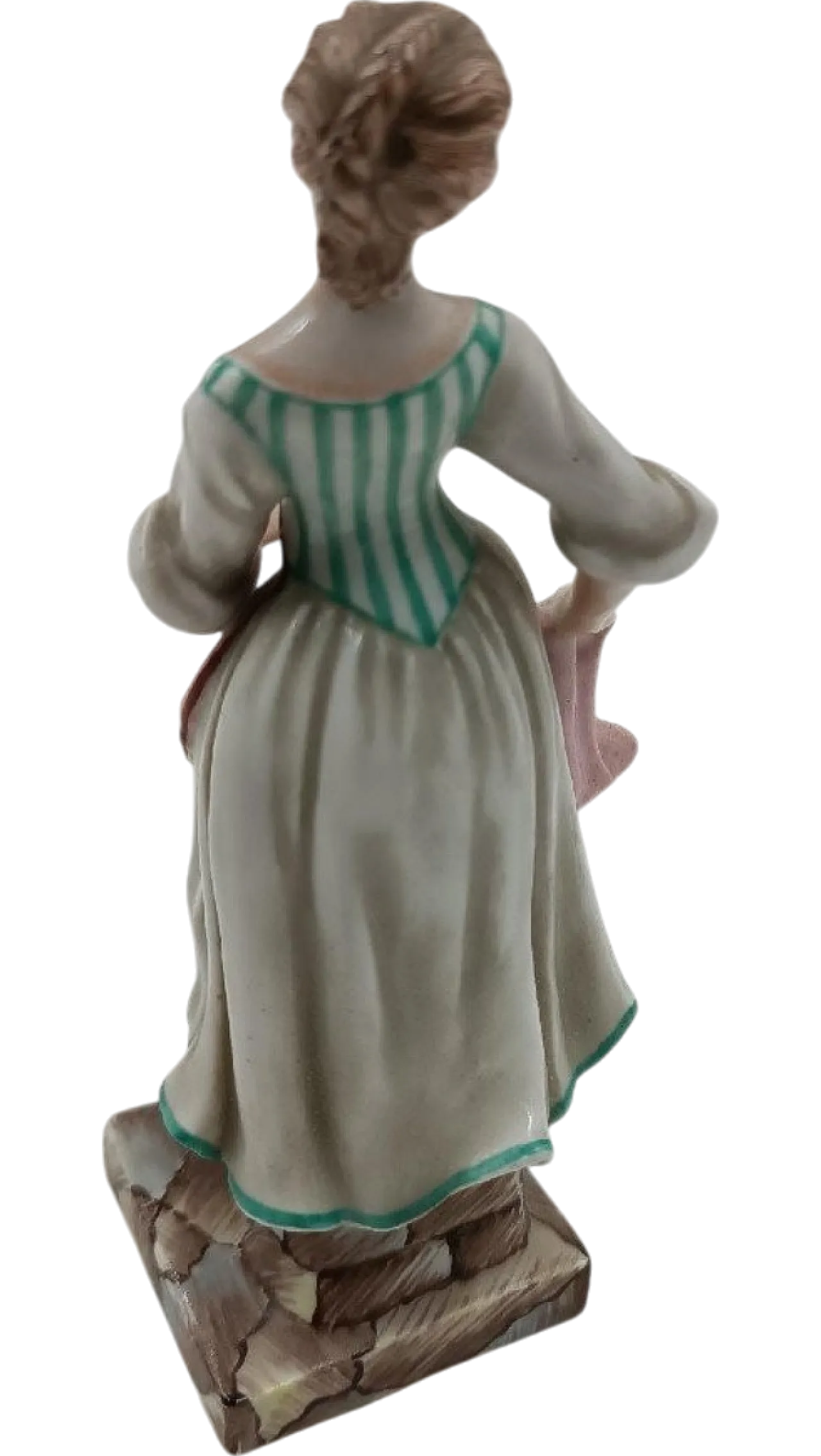 Ginori porcelain statue, Capodimonte Columbine series, 19th century 6