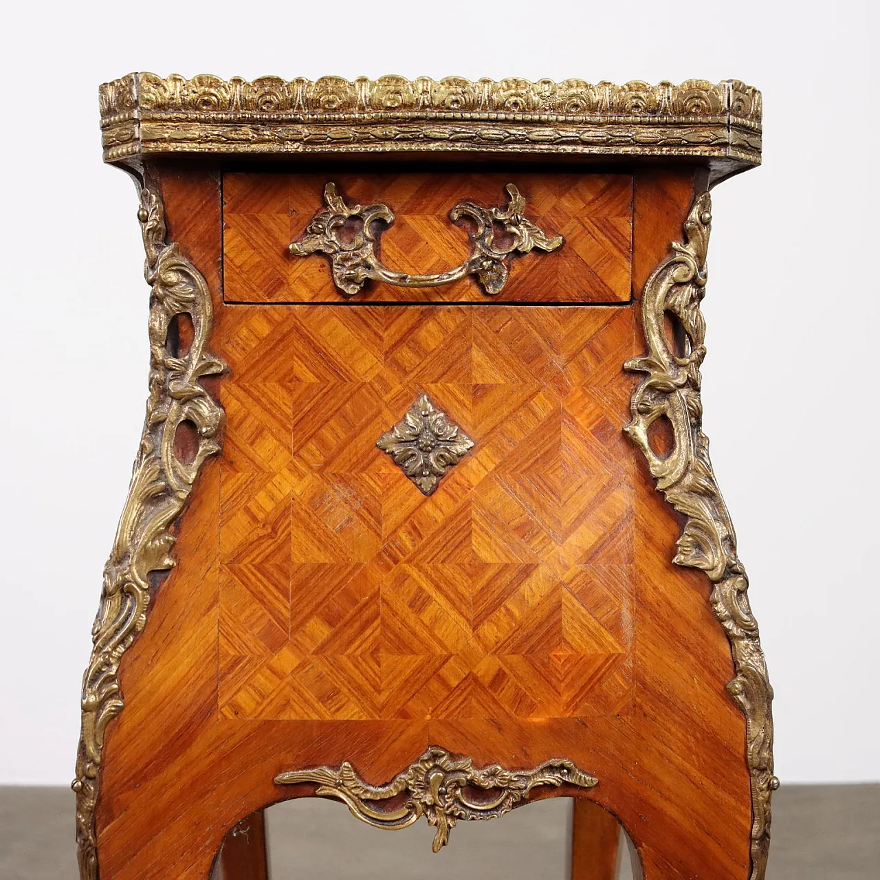 Pair of bedside tables in Rococo style, 19th century 8