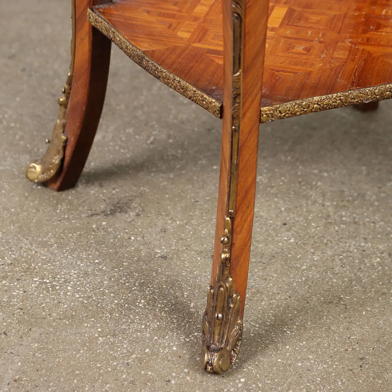 Pair of bedside tables in Rococo style, 19th century 10