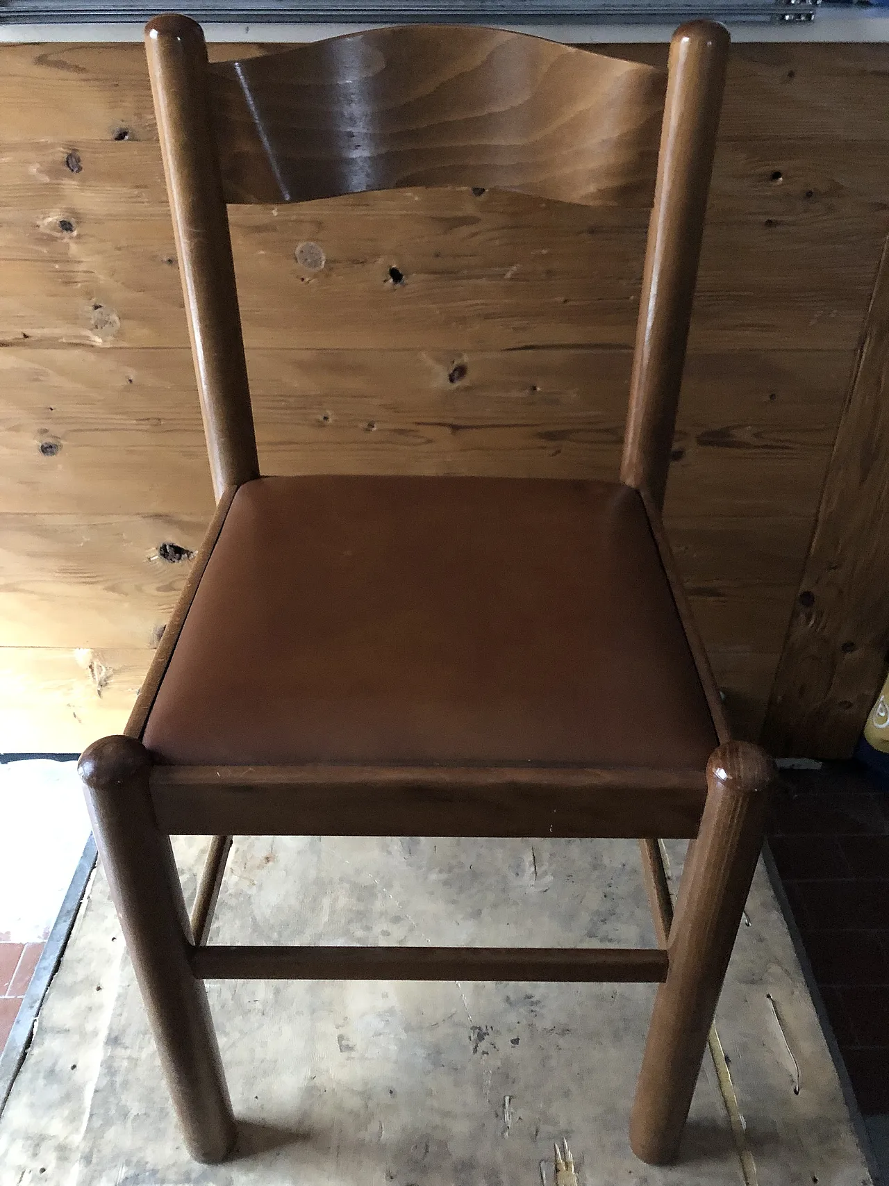 8 sedie in legno, anni '80 1