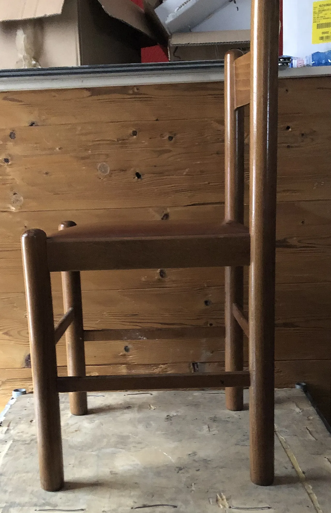 8 sedie in legno, anni '80 2