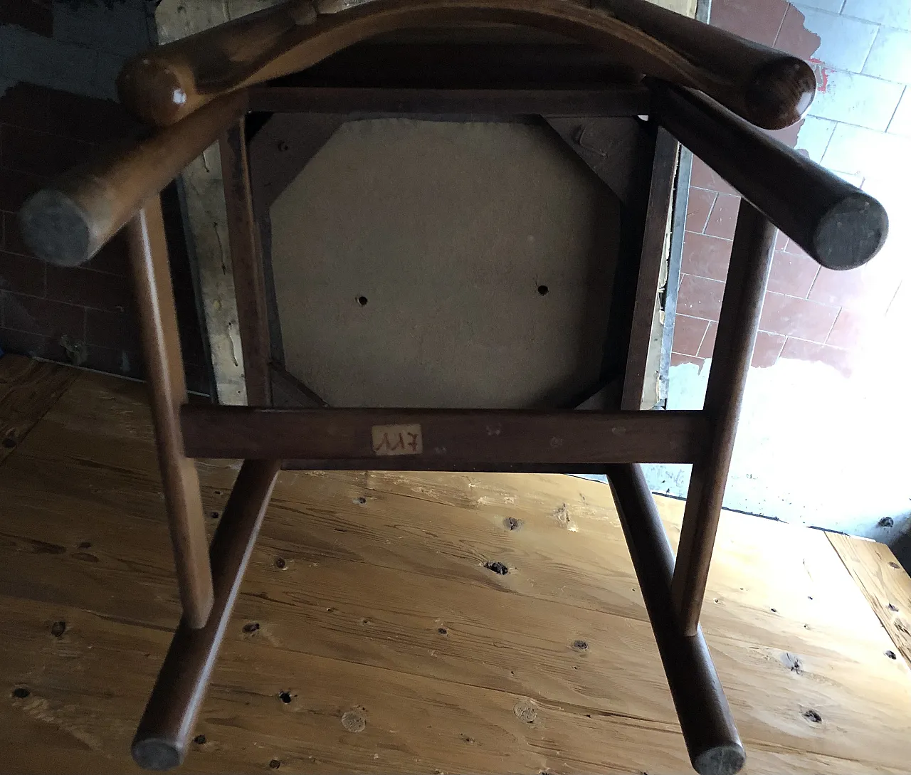 8 sedie in legno, anni '80 3