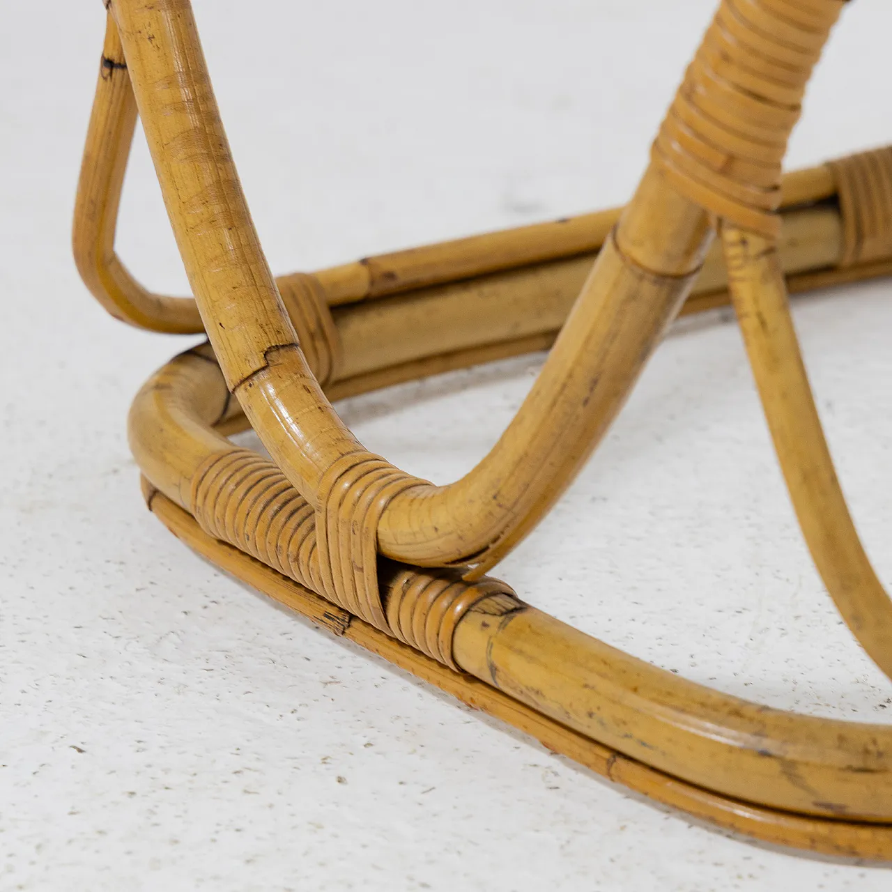 Bamboo stool, 1950s 5