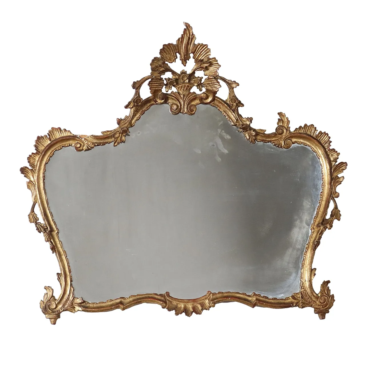 Specchio in legno dorato, '900 1