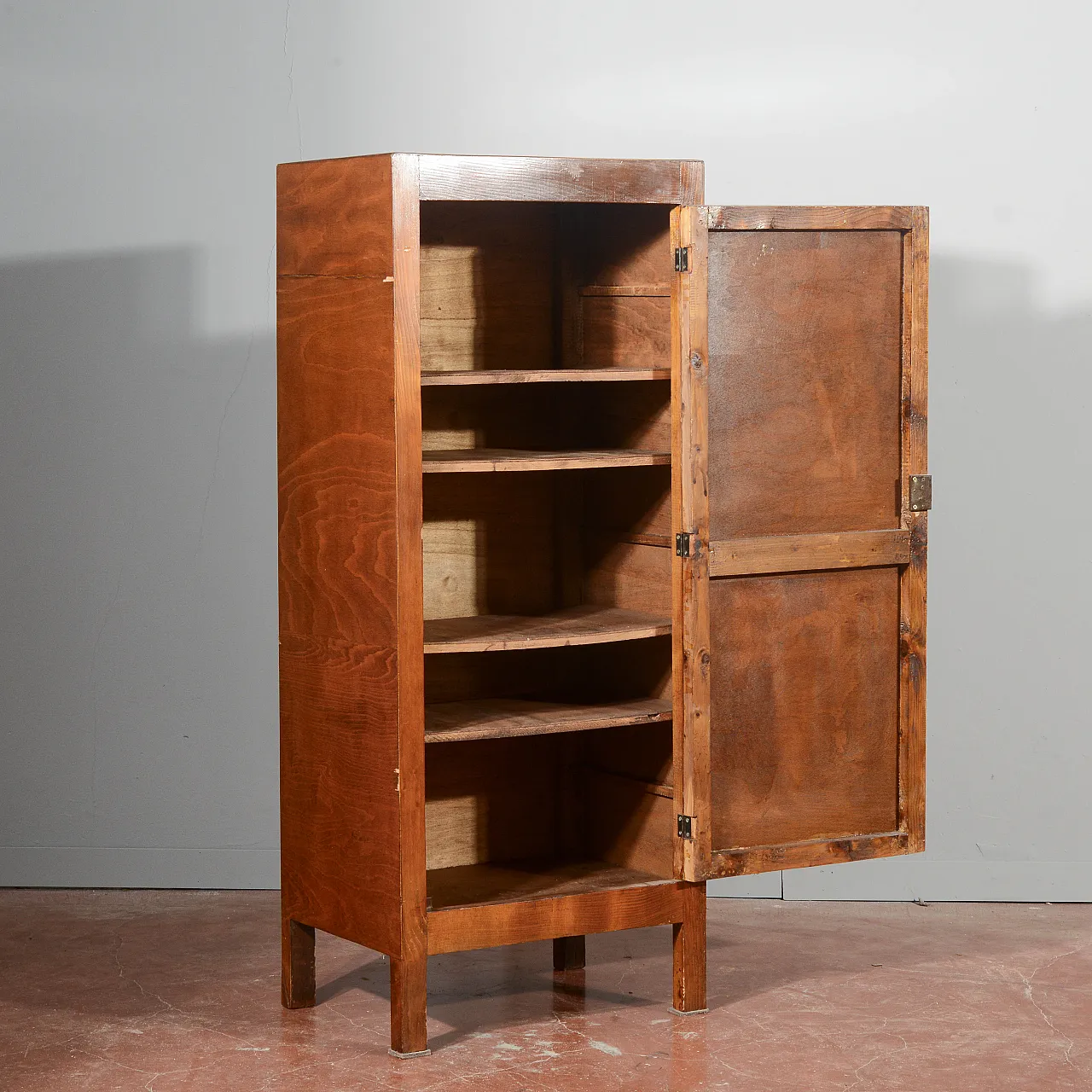 Cabinet with plywood door, 1940s 3