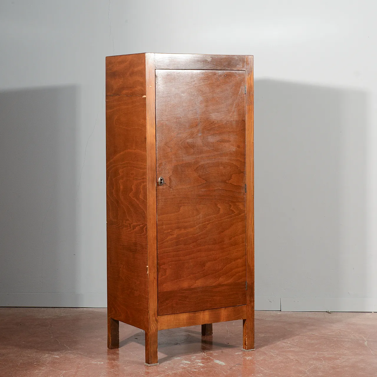 Cabinet with plywood door, 1940s 4