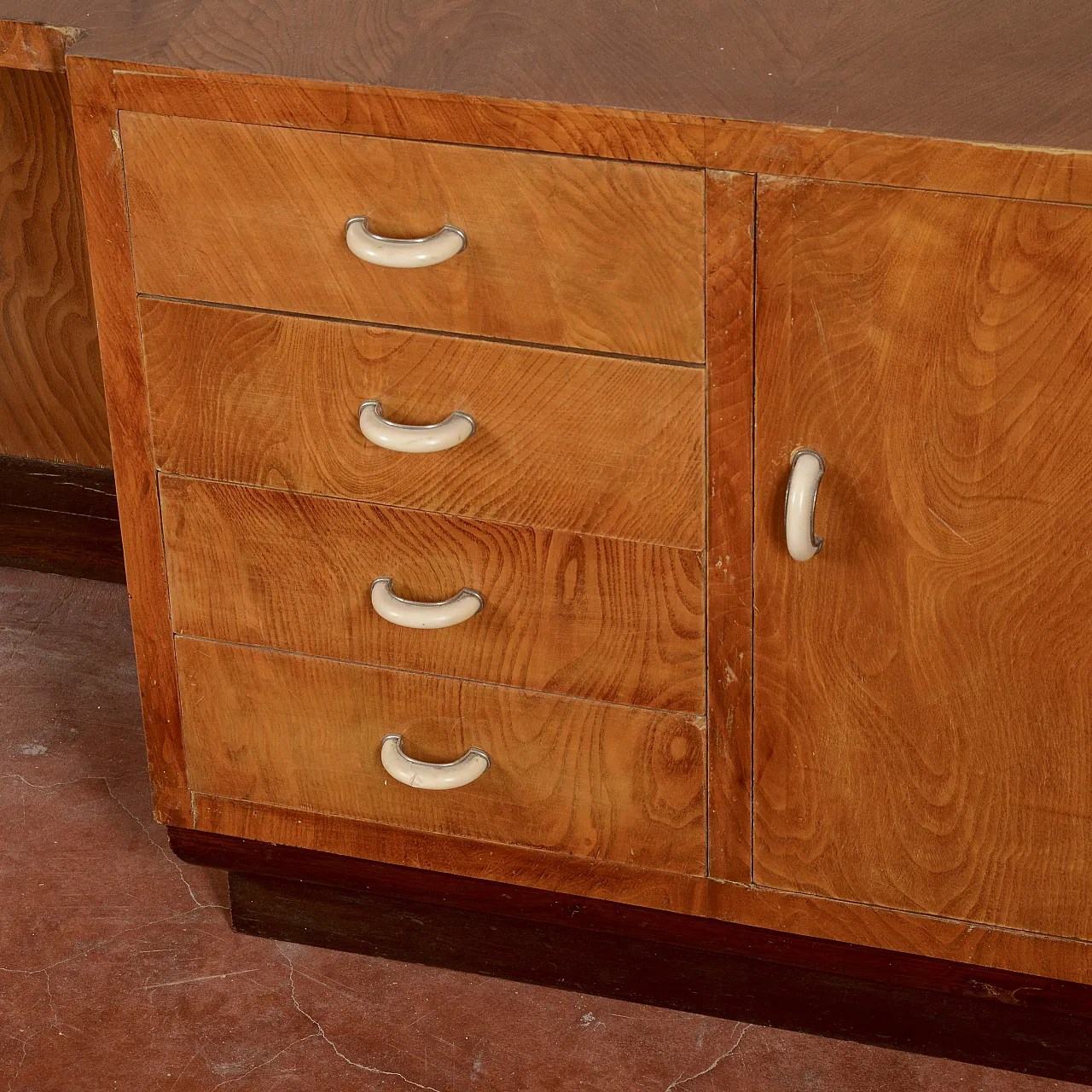 Wood and Bakelite sideboard, 1950s 6
