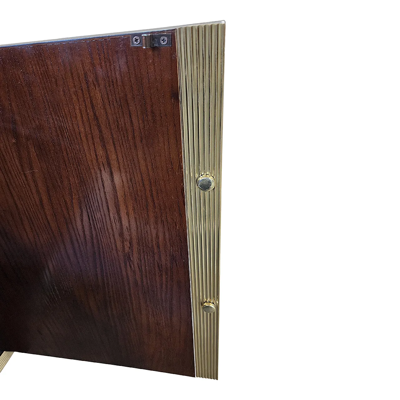 Two colored glass doors sideboard, 1990s 9