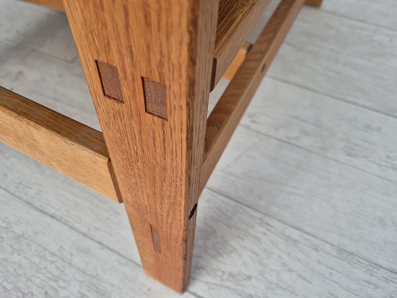 Danish lounge chair in leather, 60s, 11