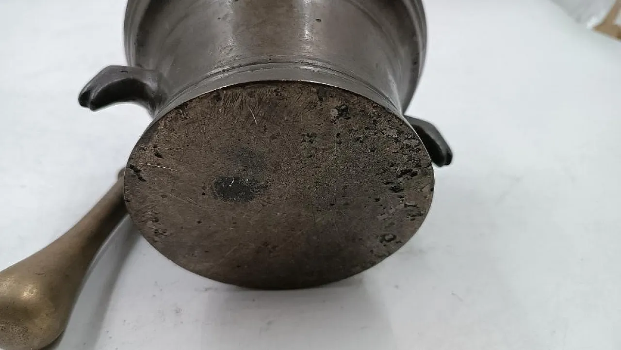 Mortaio in bronzo, '600 5