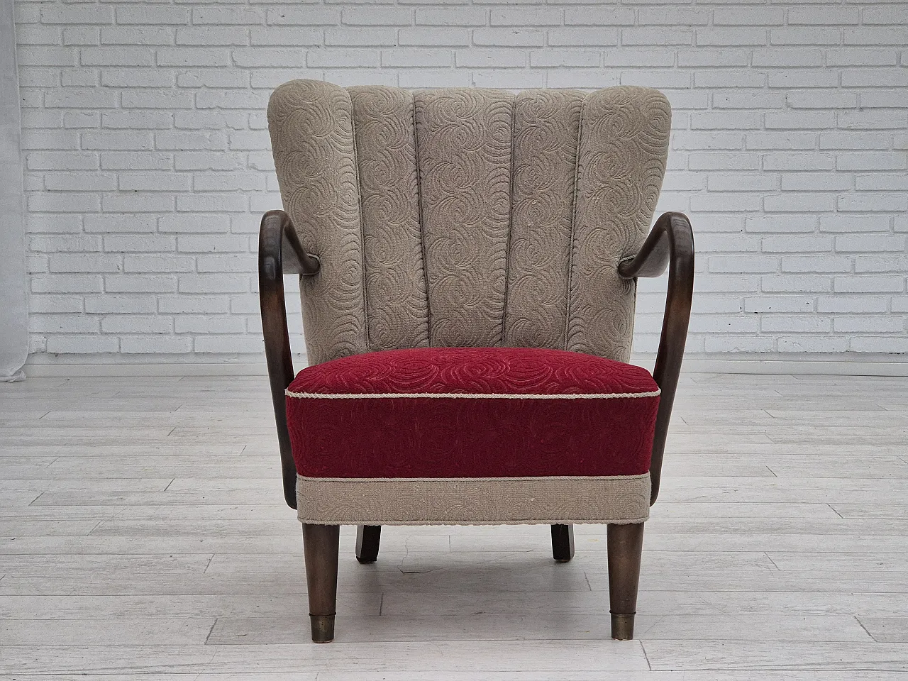 Danish armchair by Alfred Christensen, 60s 5