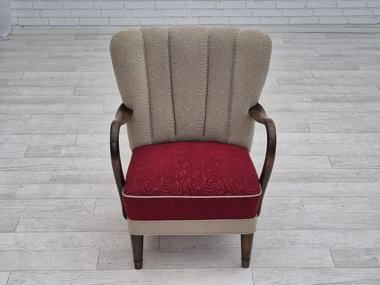 Danish armchair by Alfred Christensen, 60s 6