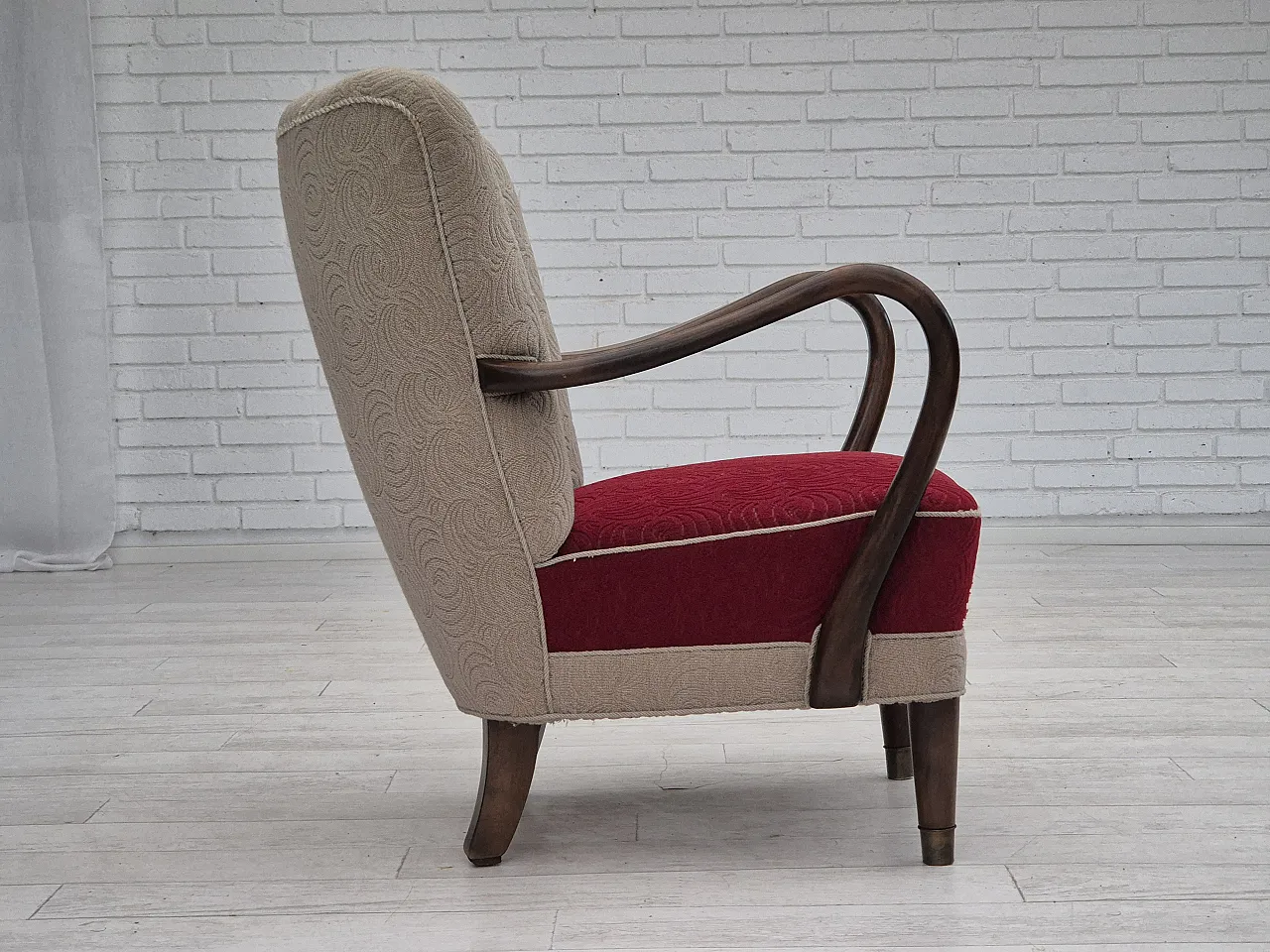 Danish armchair by Alfred Christensen, 60s 7
