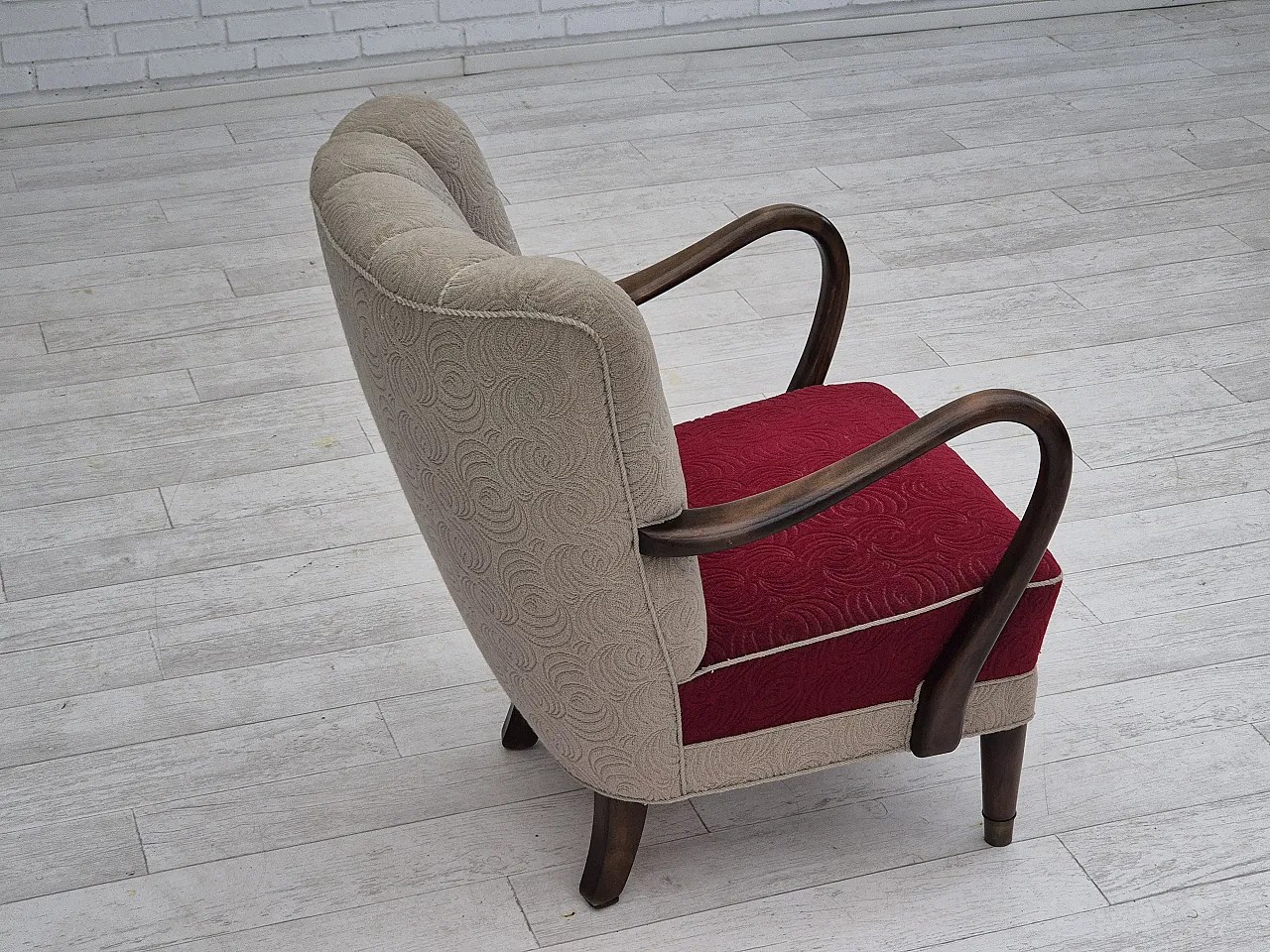 Danish armchair by Alfred Christensen, 60s 8