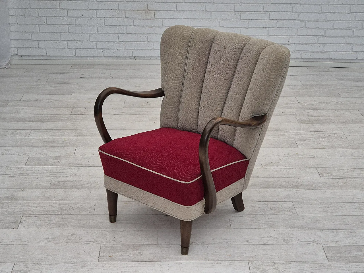 Danish armchair by Alfred Christensen, 60s 15