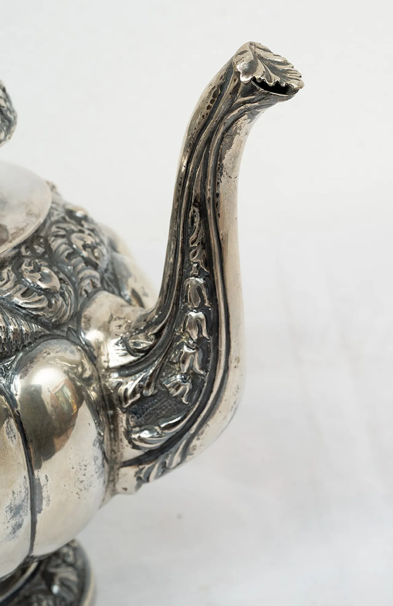 Caffettiera Luigi Filippo Napoletana in Argento sbalzato, '800 3