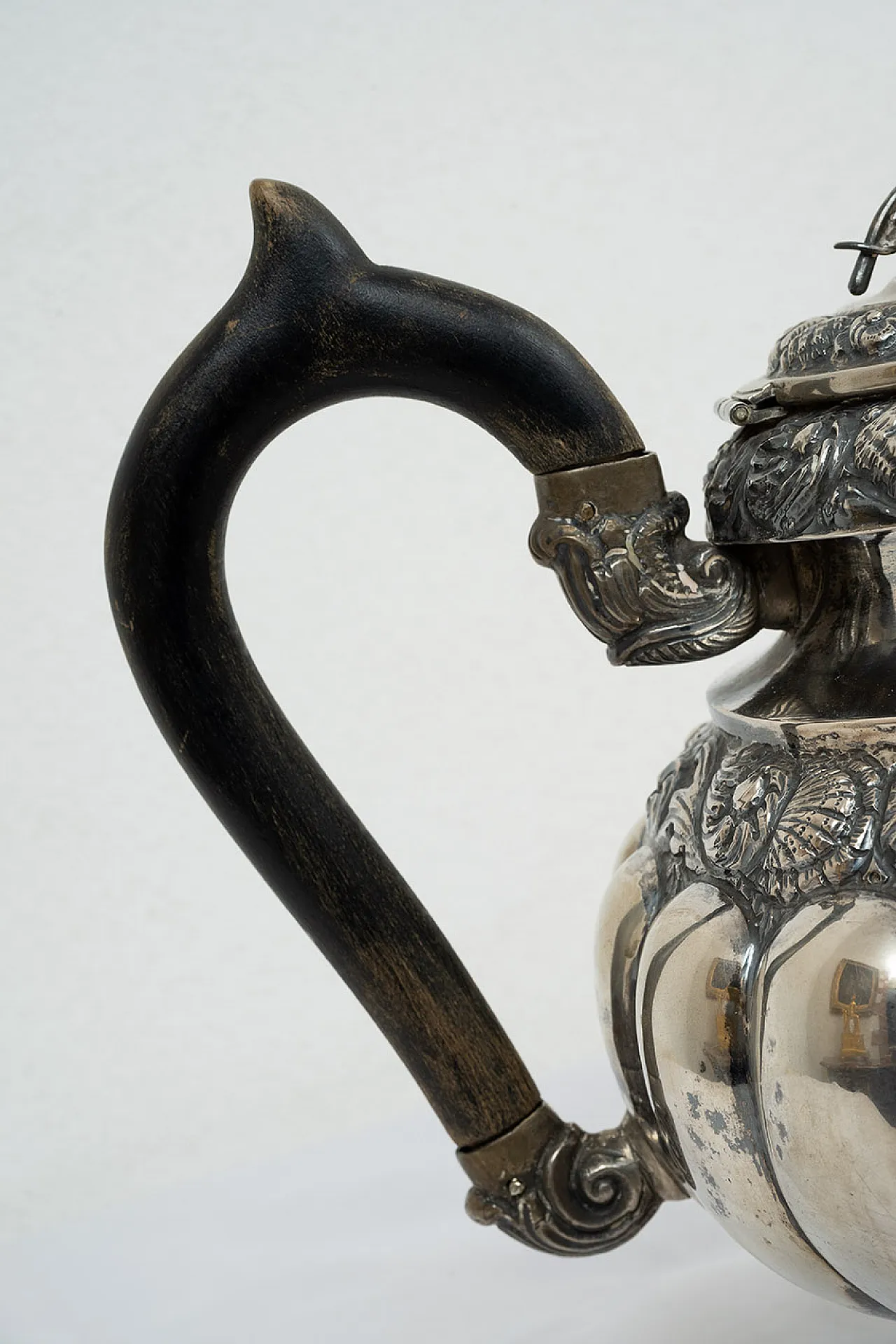 Caffettiera Luigi Filippo Napoletana in Argento sbalzato, '800 4