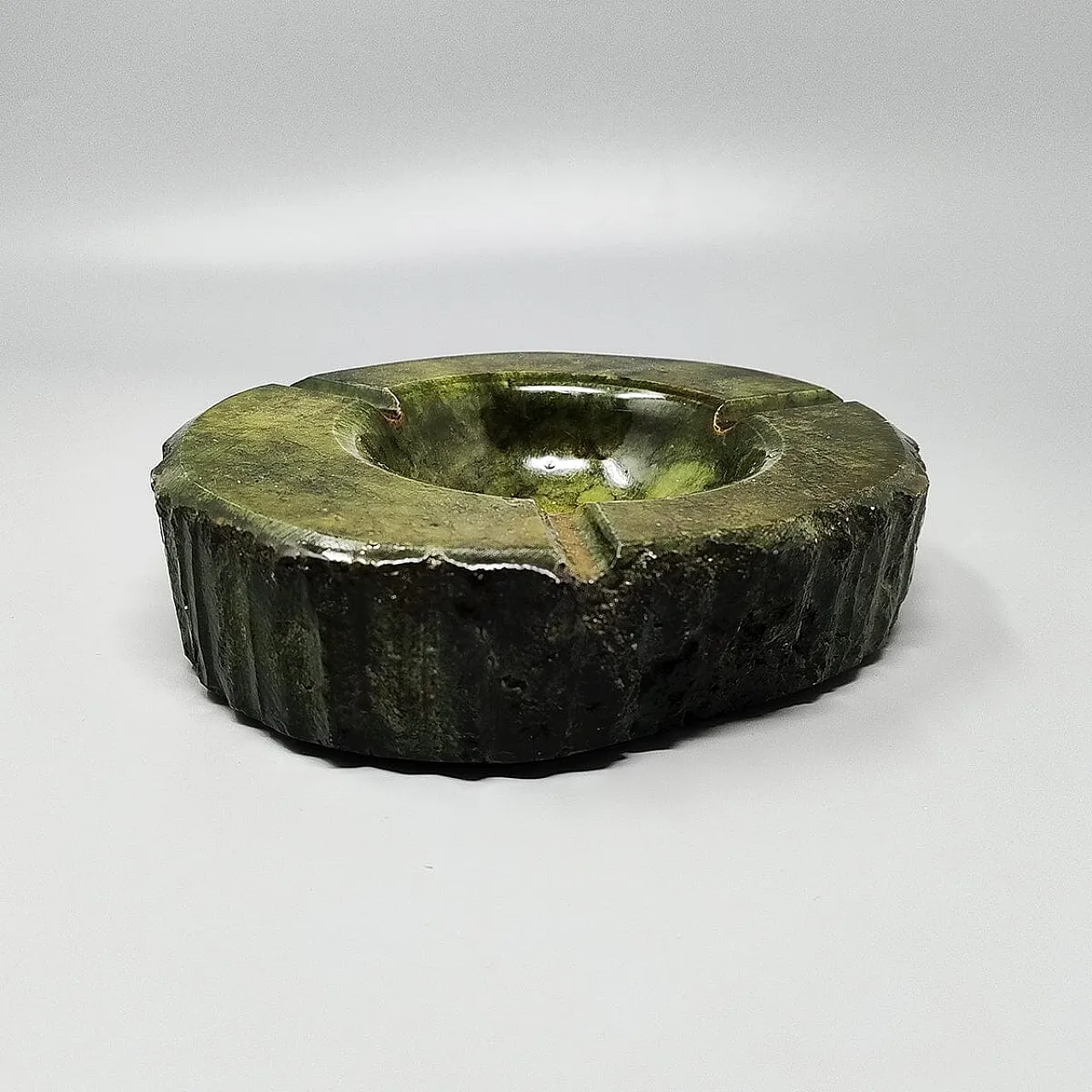 Green alabaster smoking accessories by Romano Bianchi, 1960s 9
