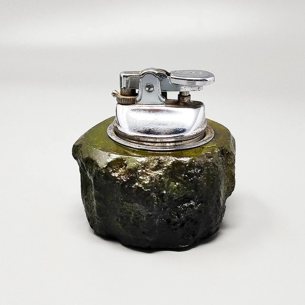 Green alabaster smoking accessories by Romano Bianchi, 1960s 11