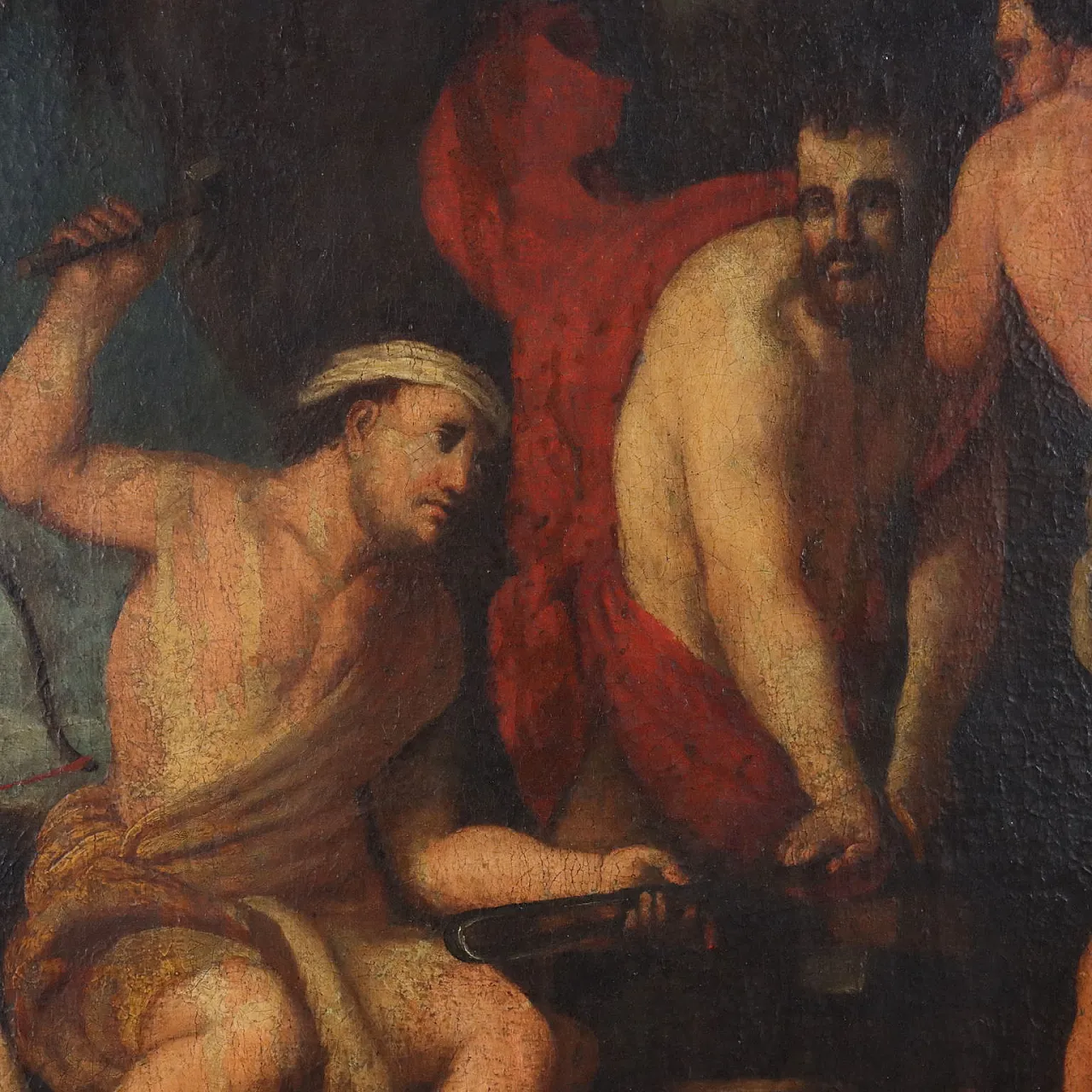 Venus in the Forge of Vulcan, oil on canvas, 17th century 5