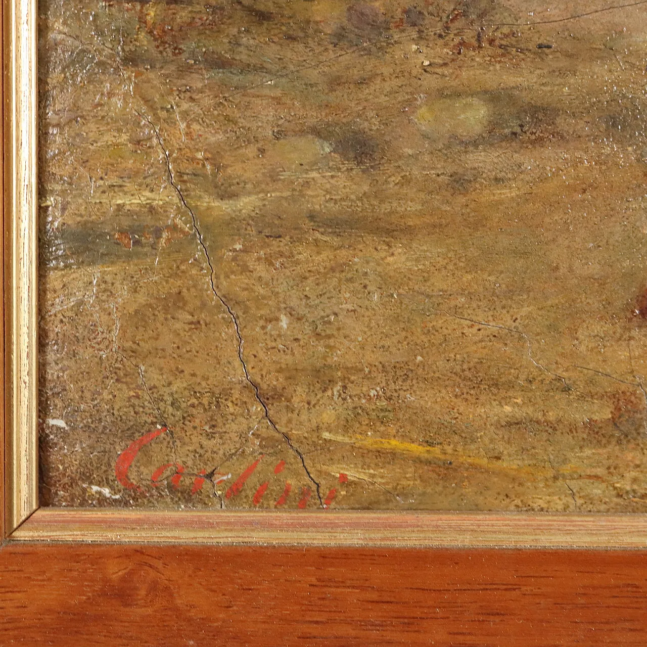 Carlini, The fisherman's family, oil on panel, 19th century 8