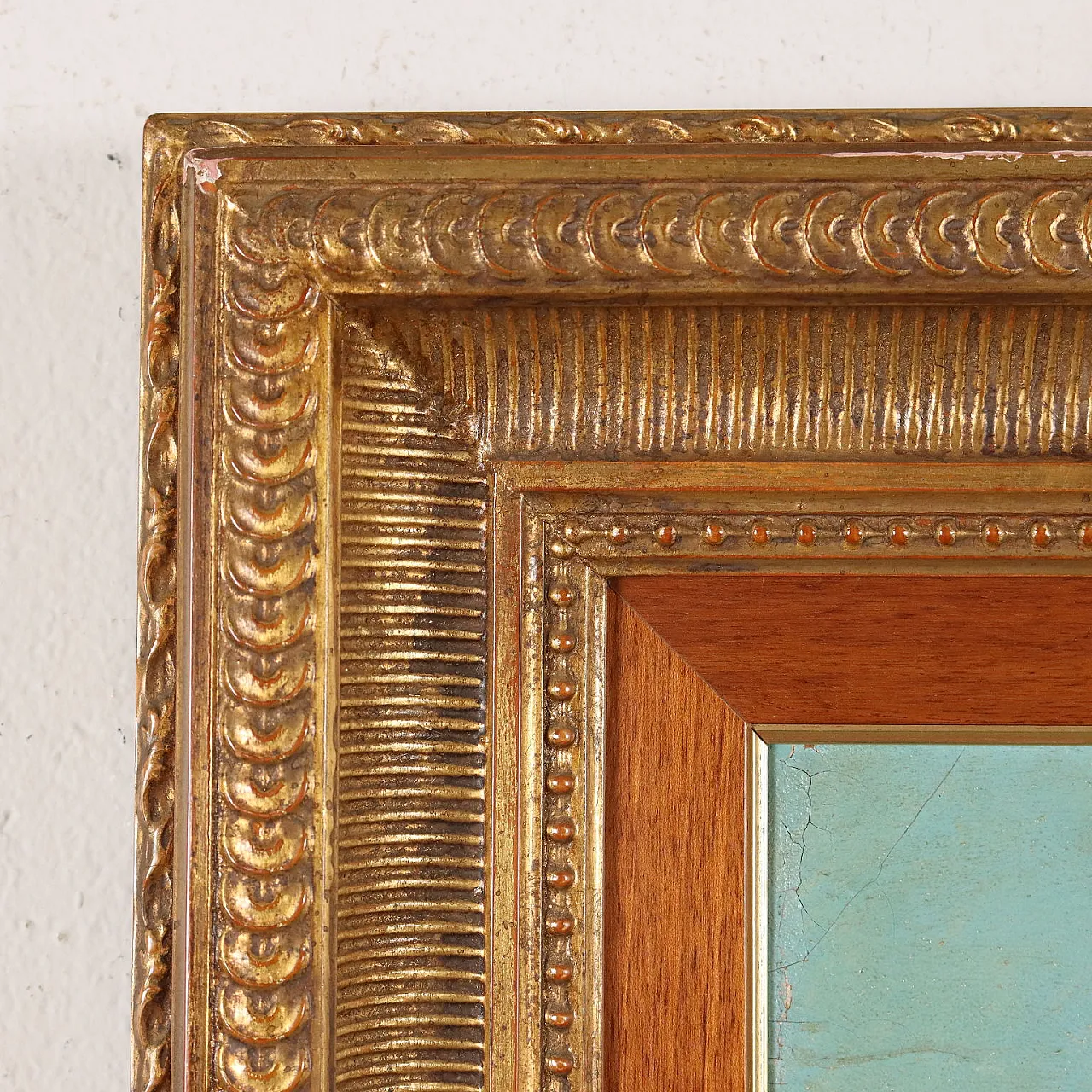 Carlini, The fisherman's family, oil on panel, 19th century 9