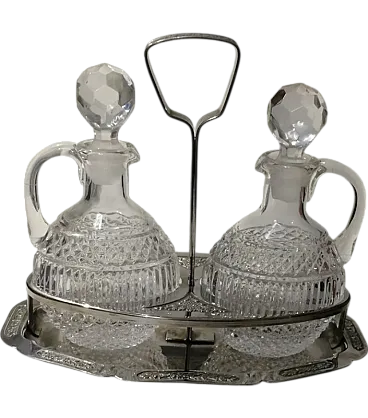 Oil and vinegar set, 20th century