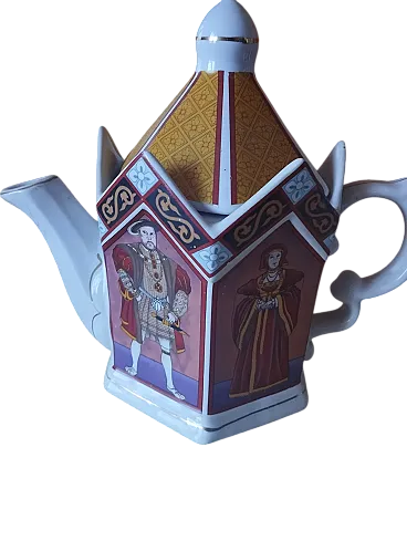 Vintage teapot with oriental characters, 20th century