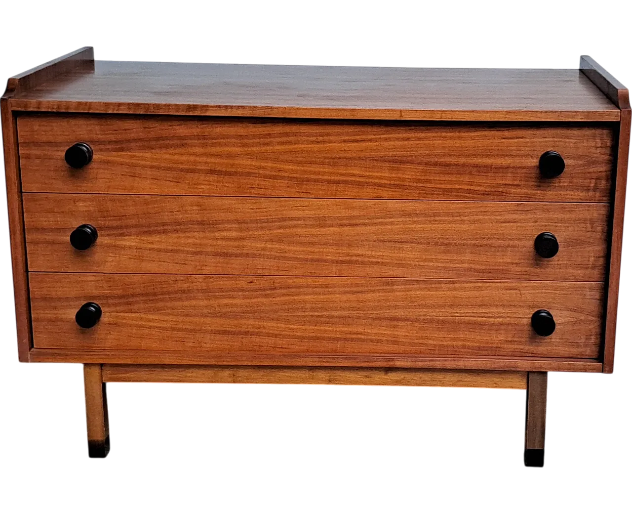 Chest of drawers in teak Scandinavian, 60s 9