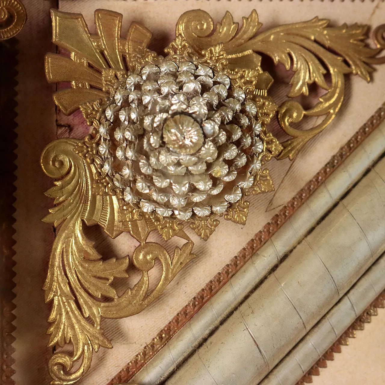 Madonna del Rosario, cromolitografia su carta, '800 4