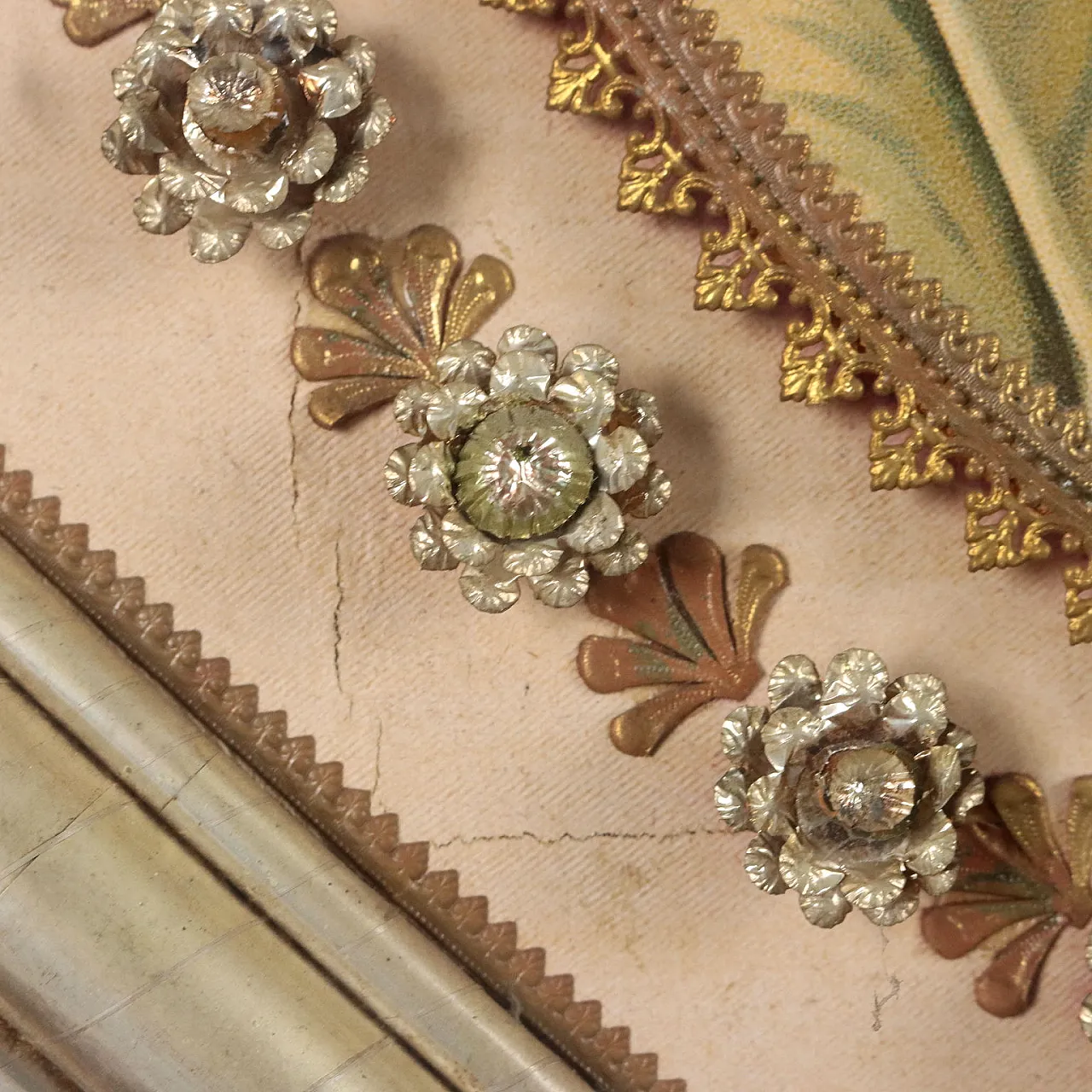 Madonna del Rosario, cromolitografia su carta, '800 5