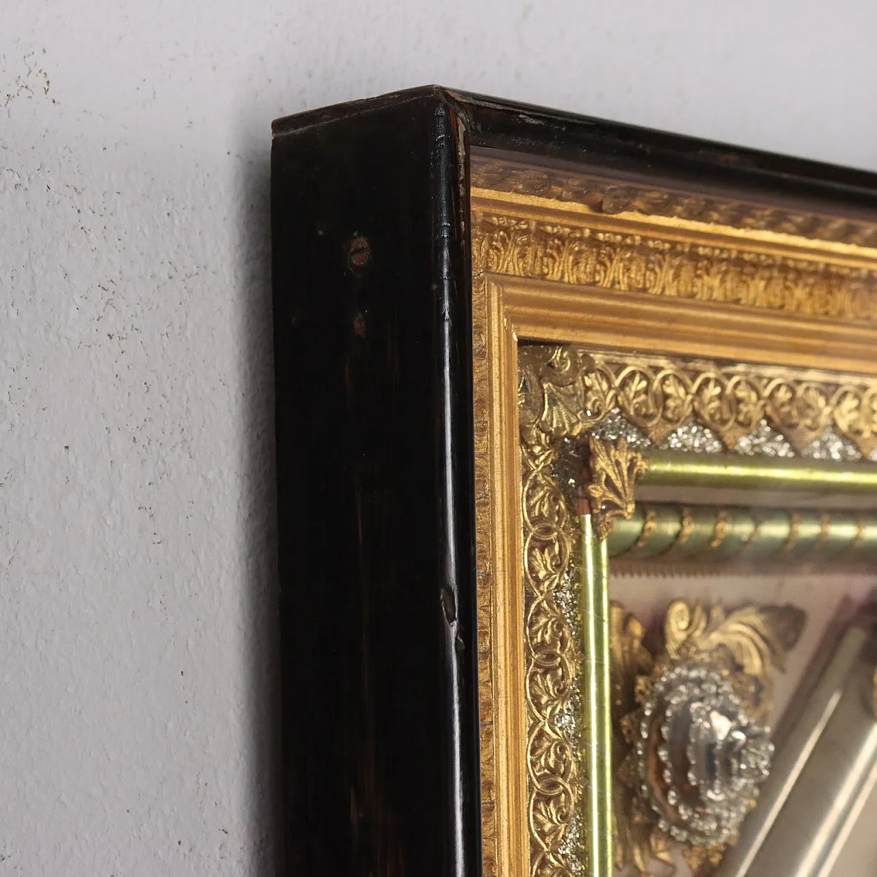 Madonna del Rosario, cromolitografia su carta, '800 10