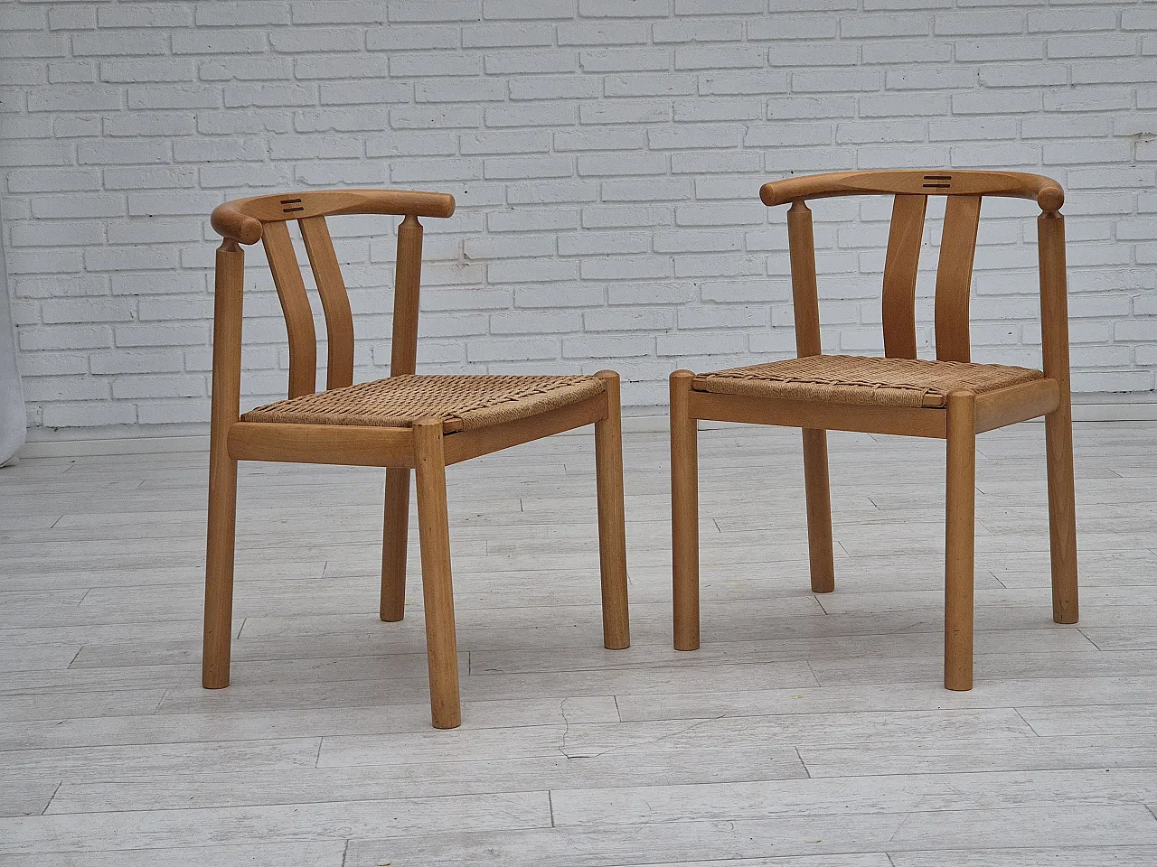 Pair of chairs by Hans J. Frydendahl for Boltinge Stolefabrik, 70s 17