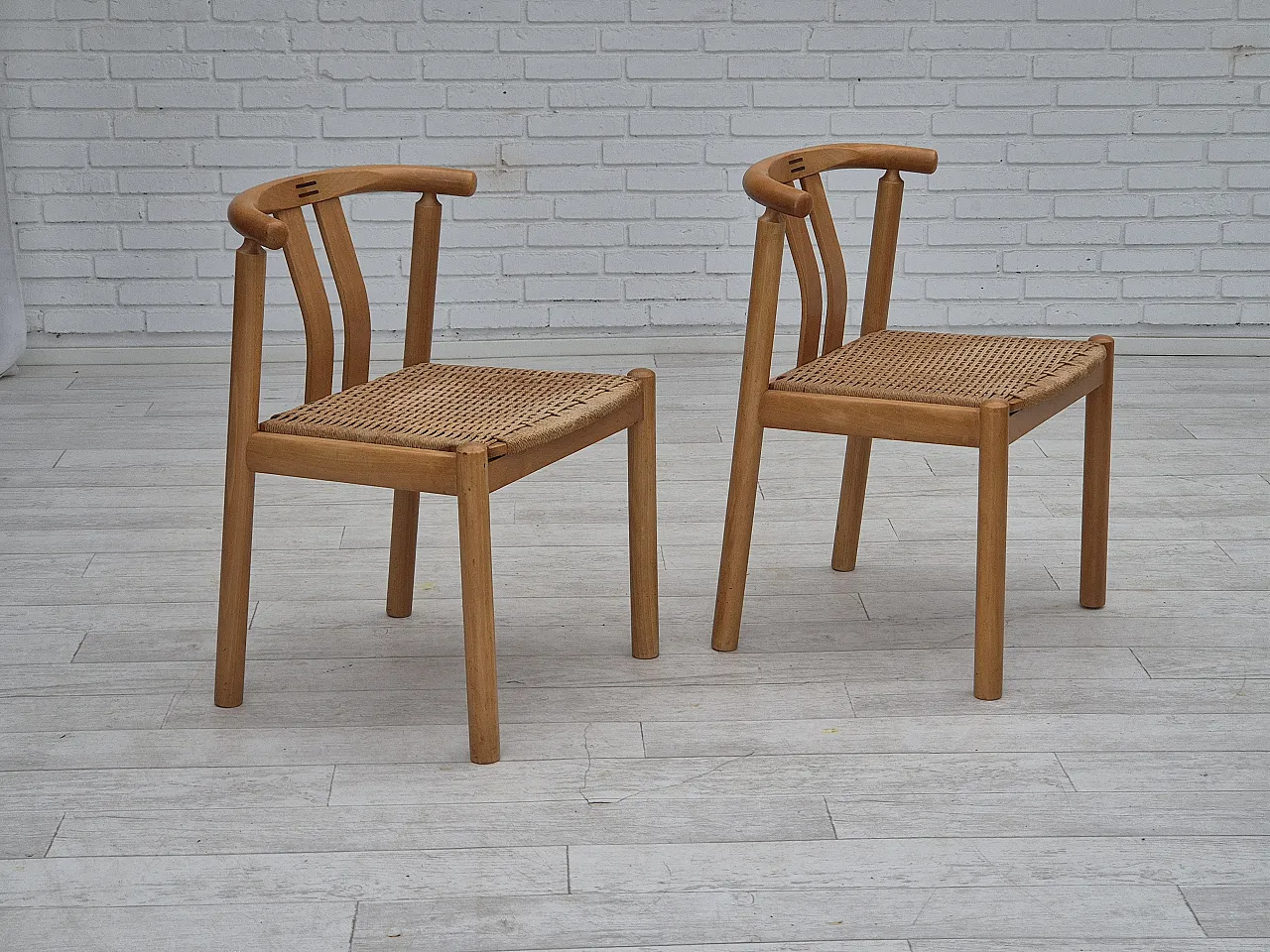 Pair of chairs by Hans J. Frydendahl for Boltinge Stolefabrik, 70s 18