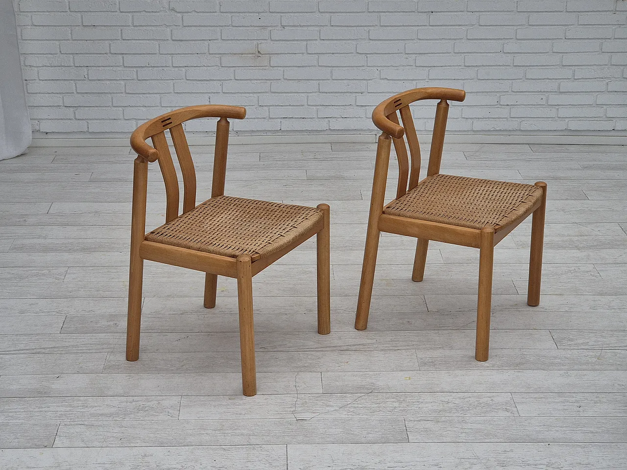 Pair of chairs by Hans J. Frydendahl for Boltinge Stolefabrik, 70s 19