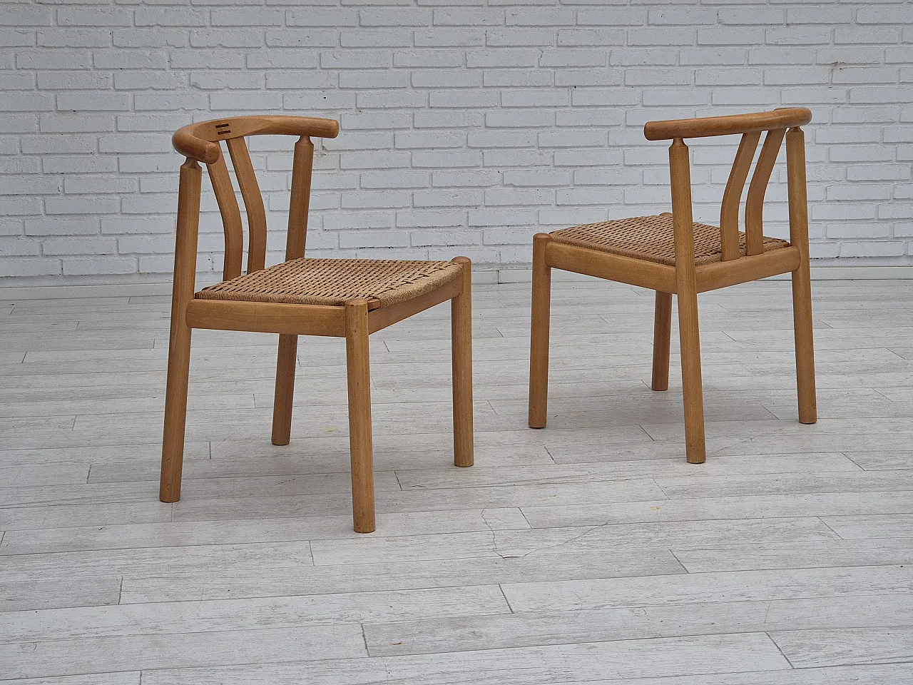 Pair of chairs by Hans J. Frydendahl for Boltinge Stolefabrik, 70s 20
