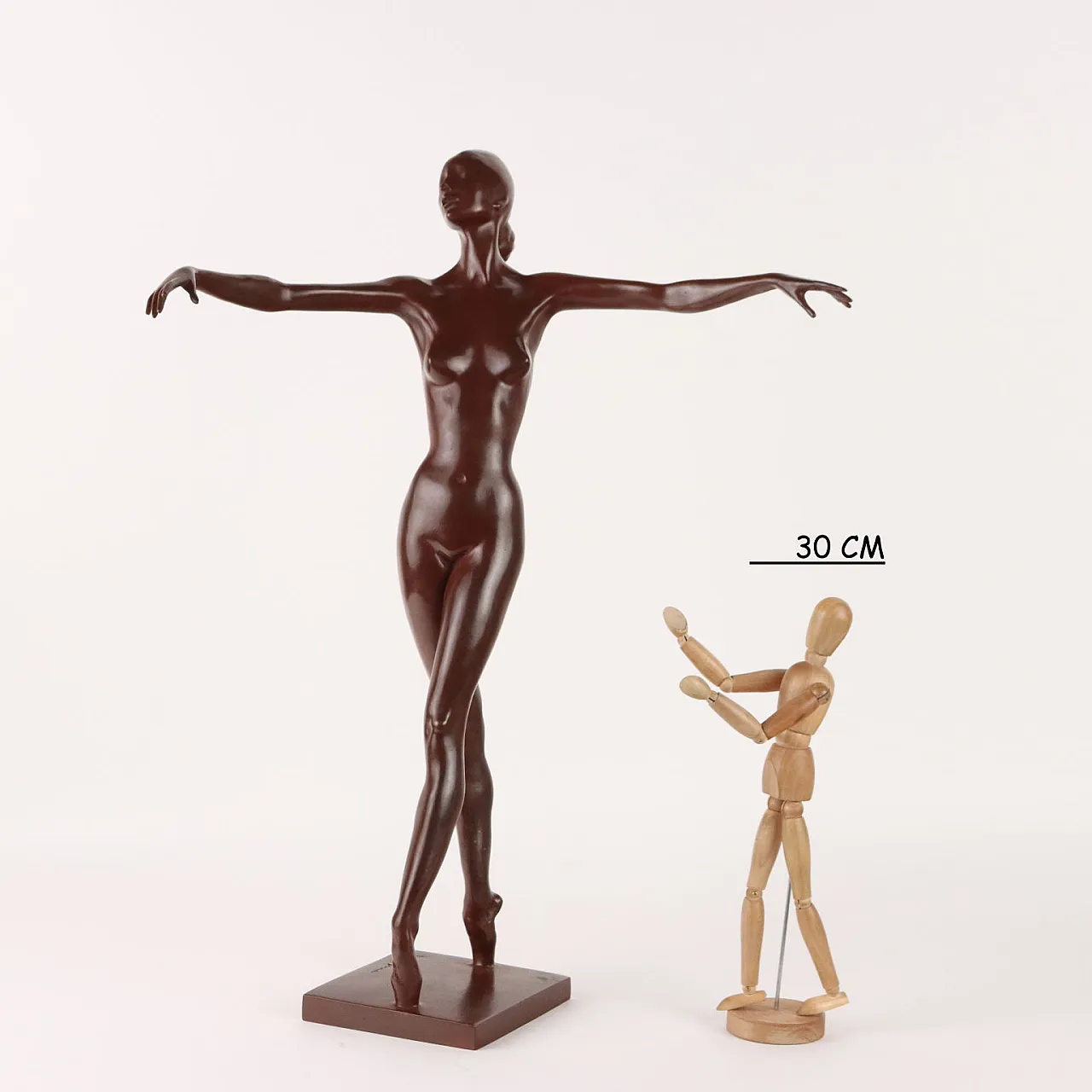 Francesco Messina, ballerina, scultura in bronzo, copia postuma 2