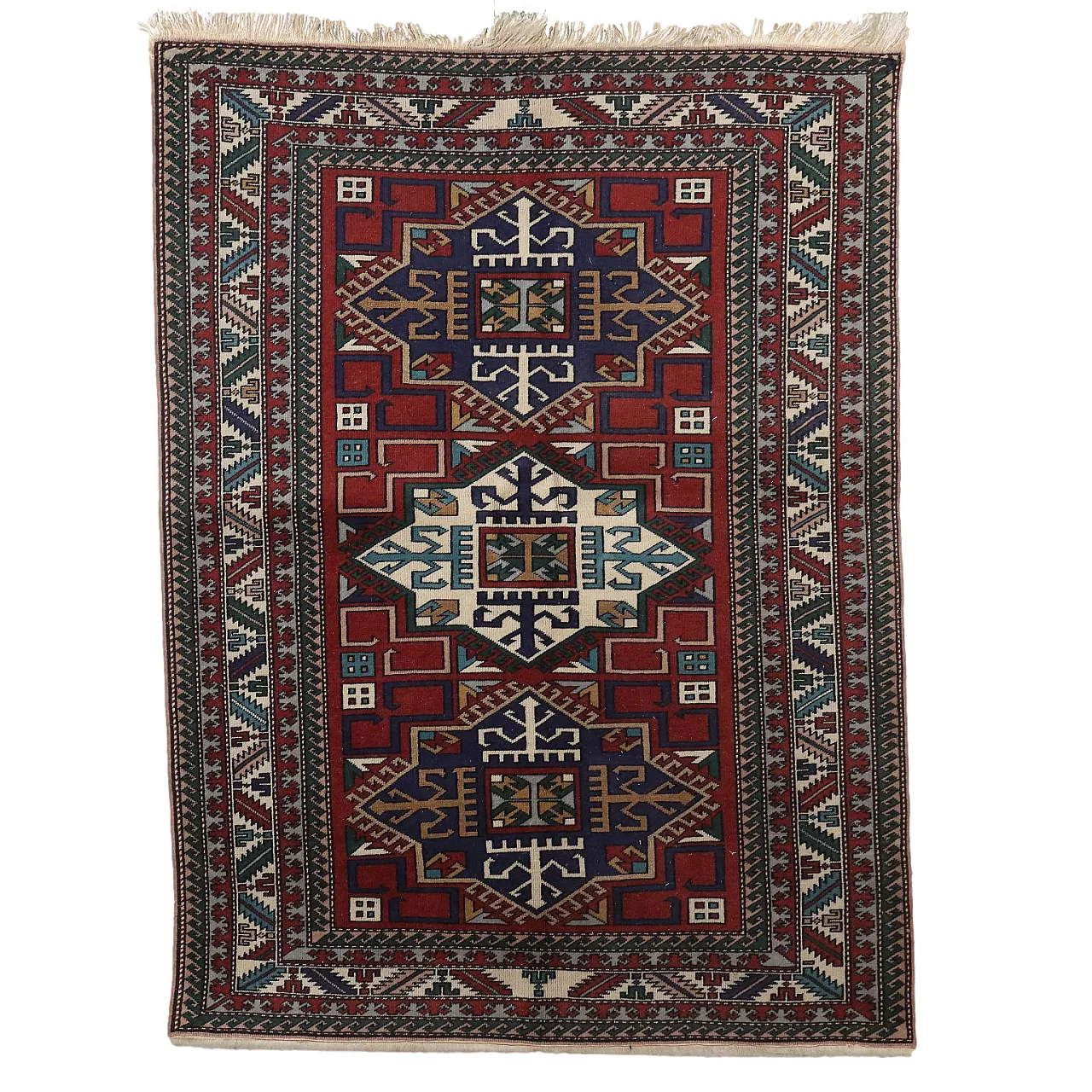 Kars wool rug with coarse knot, late 20th century 1