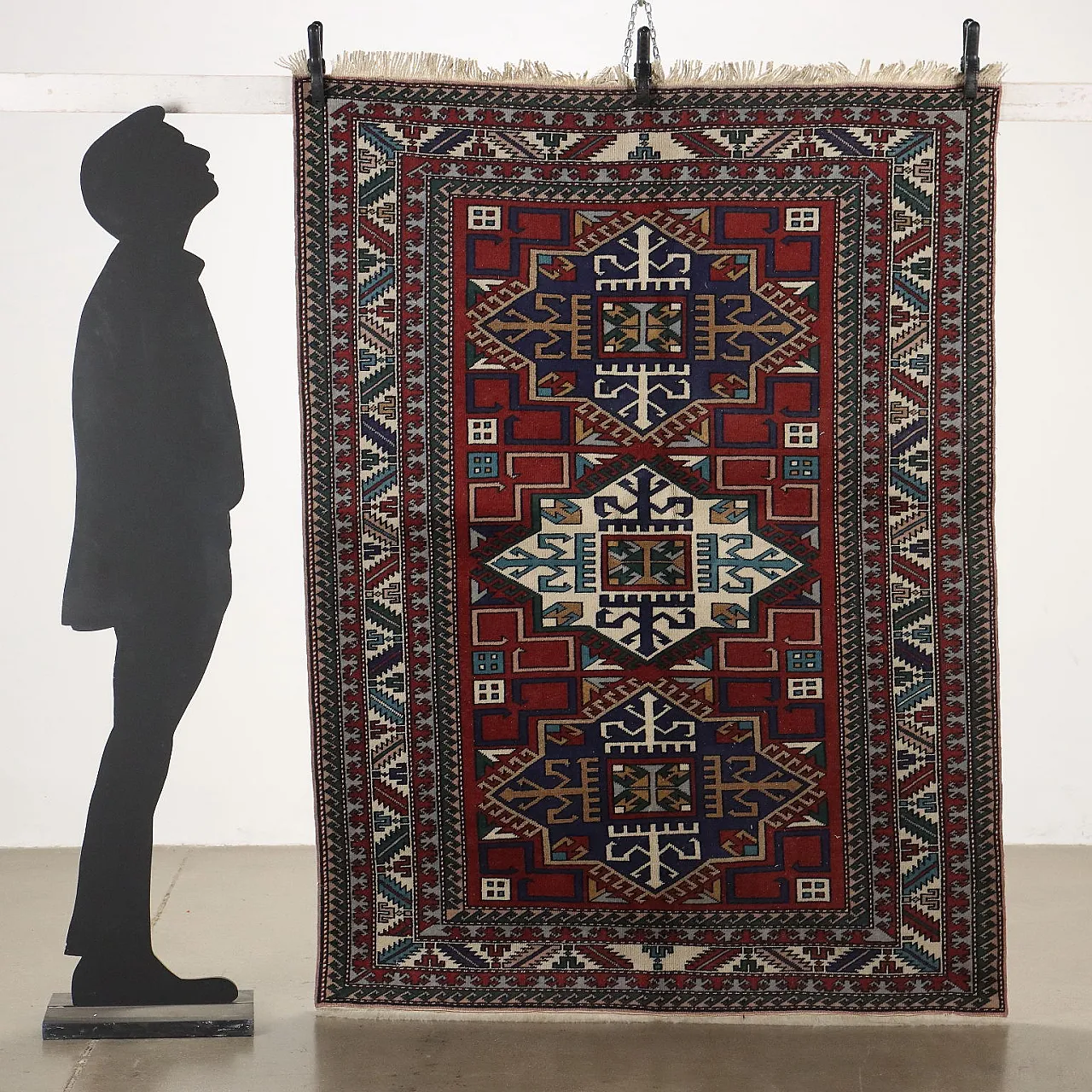 Kars wool rug with coarse knot, late 20th century 2