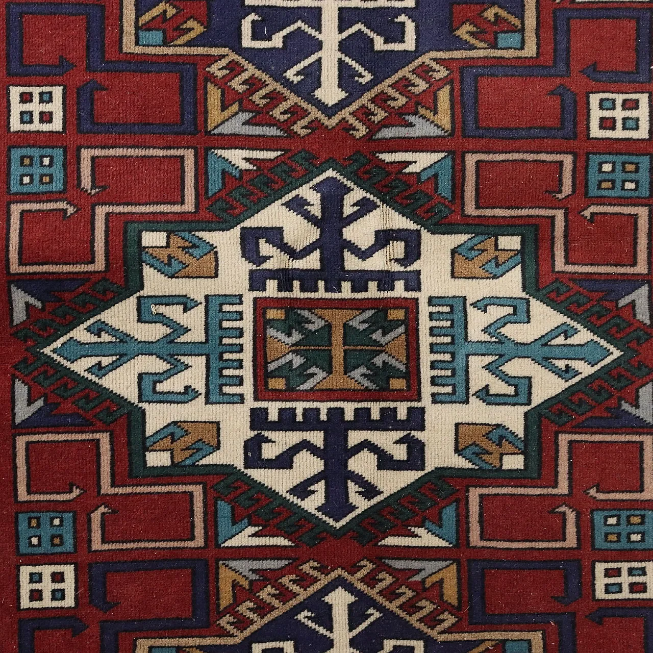 Kars wool rug with coarse knot, late 20th century 3