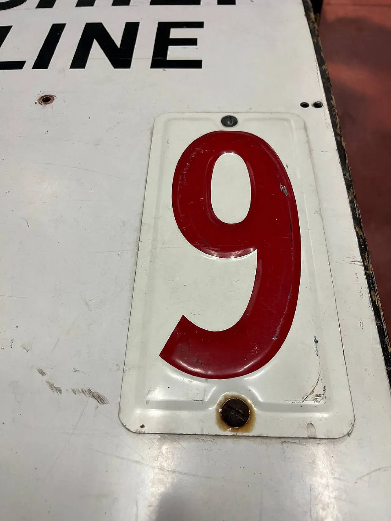 Insegna in latta Texaco Fire Chief Gasoline, '900 4