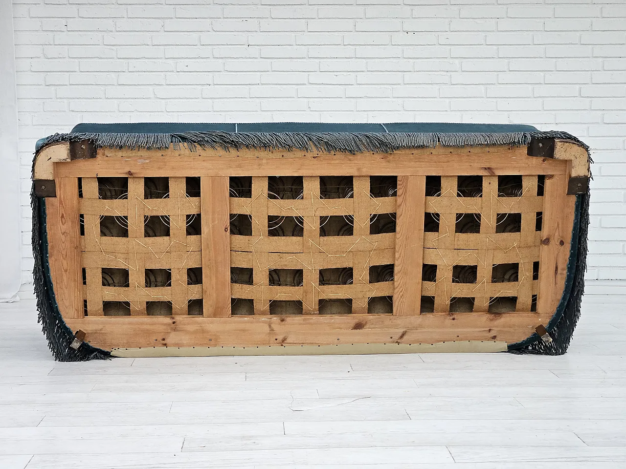 Danish 3-seater sofa in velour, 1960s 20